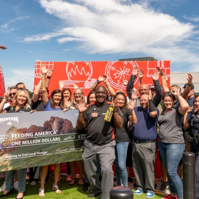 $1M Check Maverik Team and Denver Community